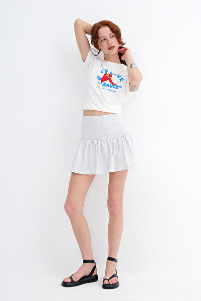 Addax Foldable Mini Skirt E0410