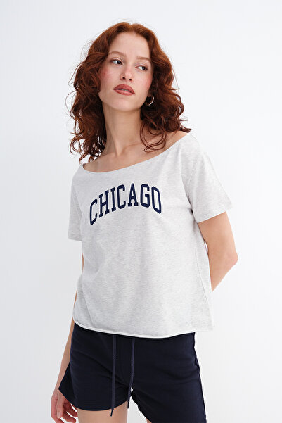 Addax Μπλουζάκι με στάμπα καγιάκ P1885