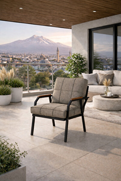 Mygusi HAYAL TEKLİ METAL BAHÇE, BALKON, CAFE KOLTUĞU