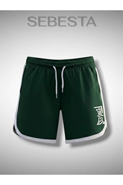 Sebesta Fashion Fearless Printed Premium Jersey Ribbed Sports Shorts