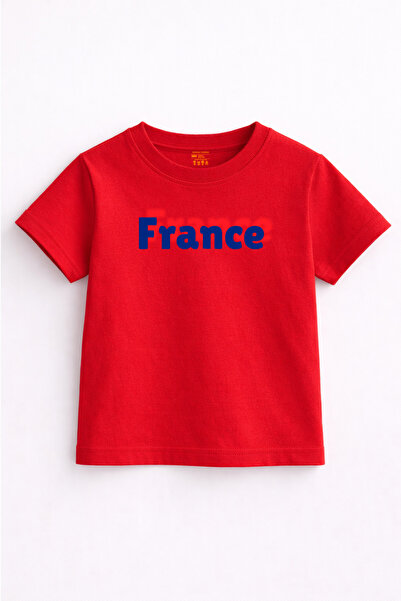 Rabona Fashion FR Core Kids – Ediția Franța Tricou Minimalist