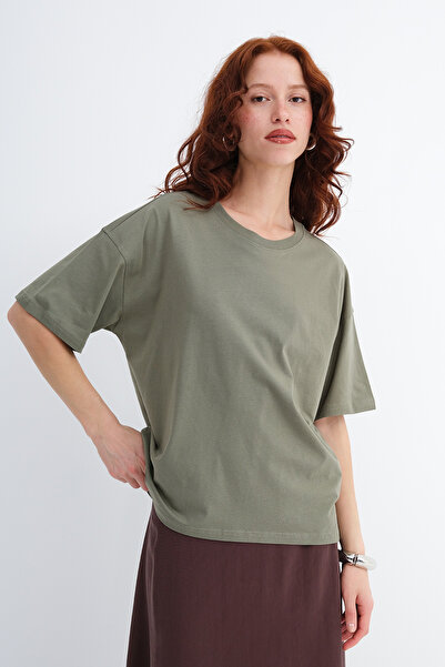 Addax Μπλουζάκι με λαιμόκοψη ποδηλάτου Basic P1902