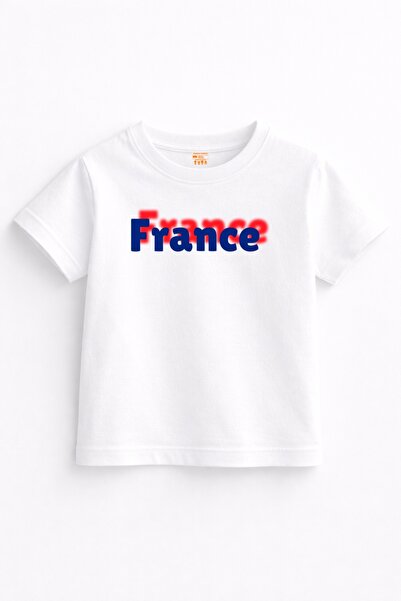 Rabona Fashion FR Core Kids – Ediția Franța Tricou Minimalist