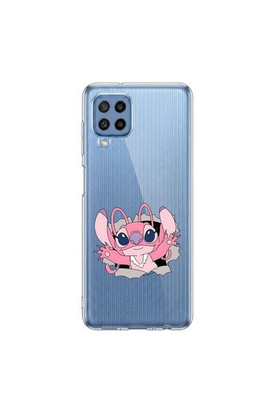 PPKin Samsung Galaxy M32 Compatible Couple 2/1 Design Transparent Case