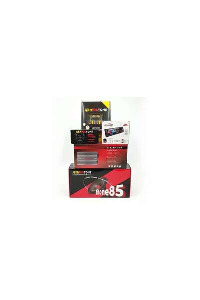 GERMİSTONE PROFSESYONEL A'DAN Z'YE OTO SES SİSTEMİ MİDRANGE+SUBWOOFER+AMFİ+OT...