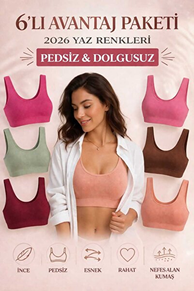 NORMBODY DOLGUSUZ-BALENSİZ-PEDSİZ Sütyen Seti 6 LI SÜPER AVANTAJ PAKETİ 2026 ...