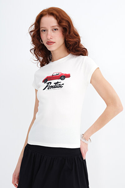 Addax Μπλουζάκι με στάμπα αυτοκινήτου P9006