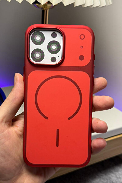 WANNA PROTECT iPhone 16 Pro Max Metalik Dokulu Telefon Kılıfı Magesafe Özelli...
