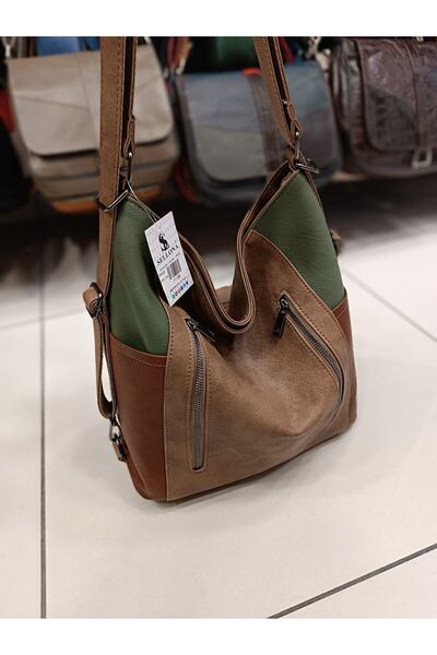 Sellona Bags Kadın Sırt Ve Omuz Çantası Yumuşak Salaş Renkli