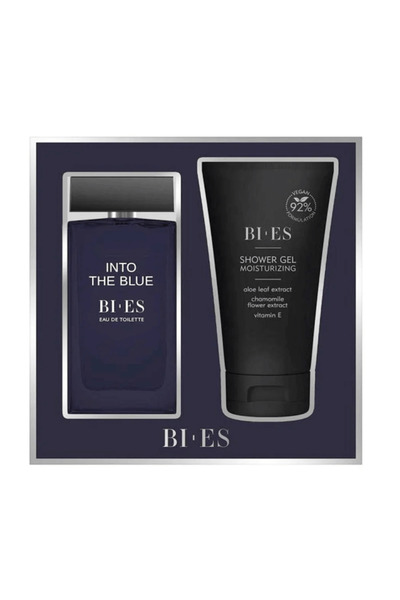 AngelsAccessories Bi-Es Into The Blue Set for Men–Άρωμα EDT 90ml & Shower Gel...