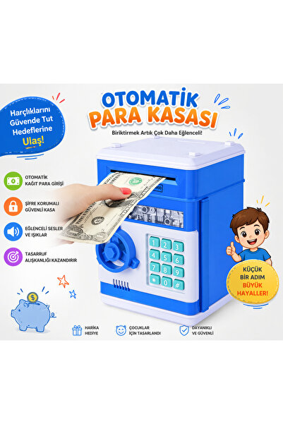 electroawm Şifreli Para Kasası – Sesli Işıklı Çocuk Kumbara