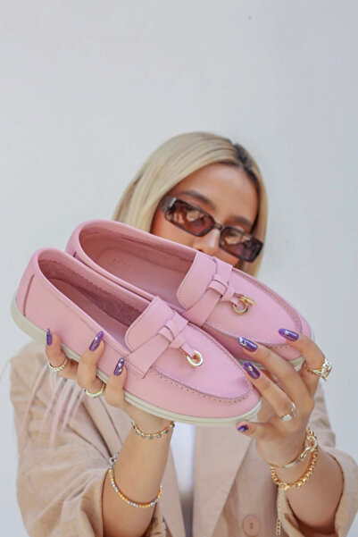 ELİT SHOES Craig Doğal Yumuşak Deri Materyalli Kadın Loafer