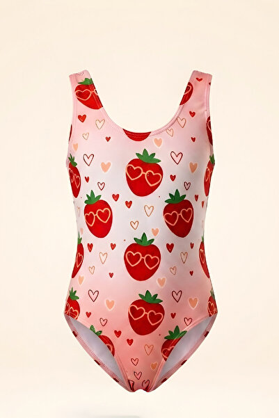 MODANINO Μαγιό για κορίτσια - Με οπτικά σχέδια - Ηλικίες 2-6 ετών 12616N