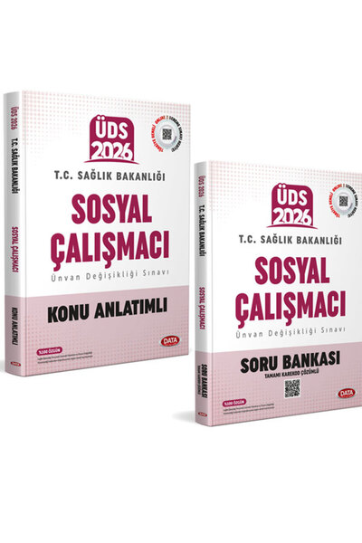 Data Yayınları 2026 ÜDS Sağlık Bakanlığı Sosyal Çalışmacı Ünvan Değişikliği S...