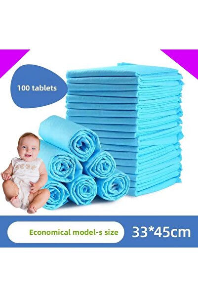 Timoo 100 Pcs Small Disposable Baby Diaper Changing Pad 33x45 cm Leak-Proof C...