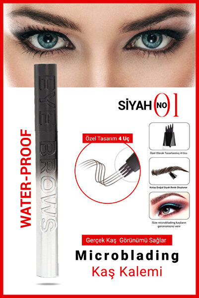 GXMPRO Kalıcı Kaş Kalemi Waterproof&Sweatproof - Kaş Boyası Kalemi Tattoo