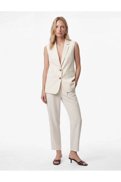 Koton Comfortable Fit Bow-Tie Lace-Up High-Waist Viscose Jogger Pants