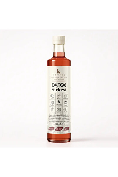 Kamber Doğadan Sağlığa D8TOX Sirkesi (8 Farklı Meyvenin Harika Uyumu) - 250 M...