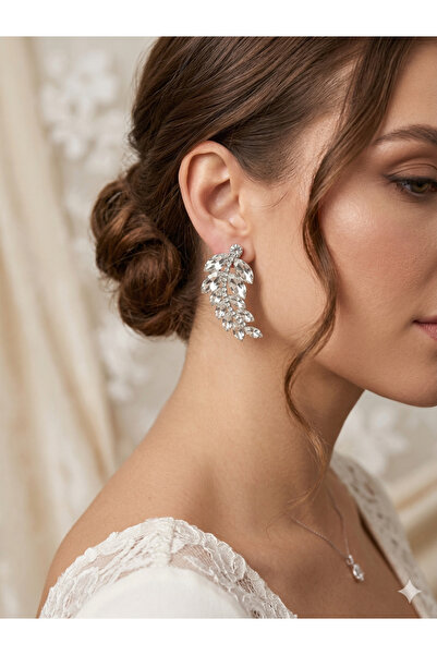 ESPEREST Elagant Model Wedding Bridal Earrings Evening Dress Costume Earrings