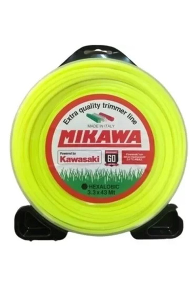 Kawasaki Mikawa Tırpan Misinası 3.3mm 43mt Sarı 6 Köşe Misina