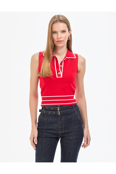 Pierre Cardin Κόκκινο Φούτερ Κανονικής Εφαρμογής 50324035-VR030