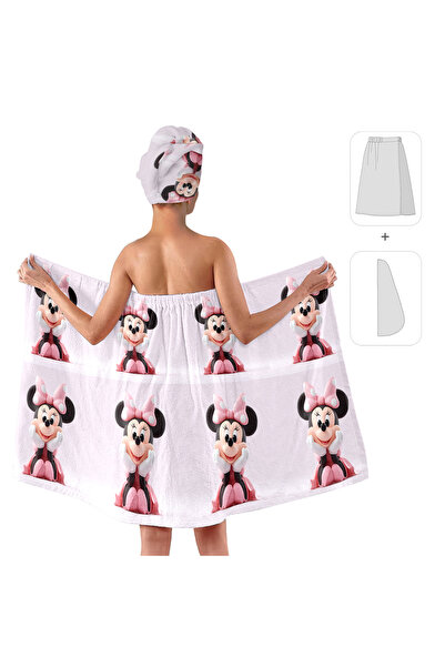Closeli Bath Towel Set, Button-Closure Bath Wrap with Hair Drying Towel, Bath...
