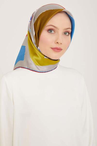 Armine İpek Eşarp - 9125D-54 - Tivil