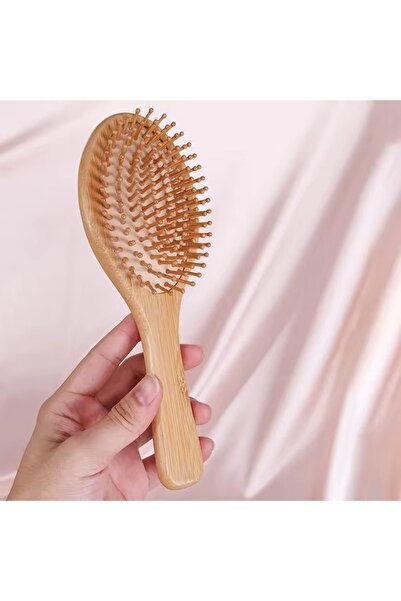 Anil Professional Cosmetics Ξύλινη βούρτσα μαλλιών; Χτένα μασάζ για αποτρίχωσ...