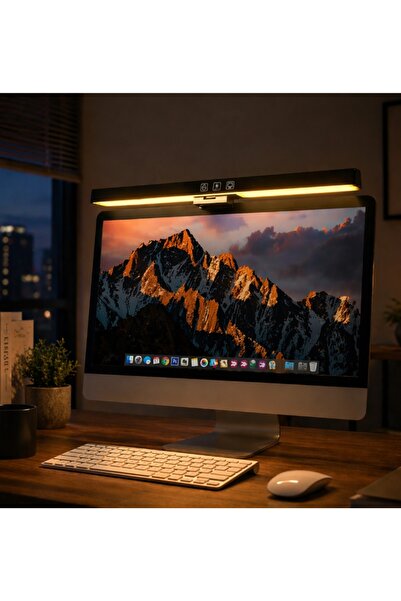 gaman 51cm Gaming Ekran Üstü LED Işık – Ayarlanabilir 3 Farklı Renkli Işık Gö...