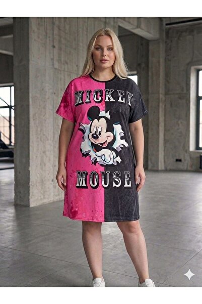 DENİKK Trend Custom Design Digital Stone Printed Oversize Short Sleeve Sports...