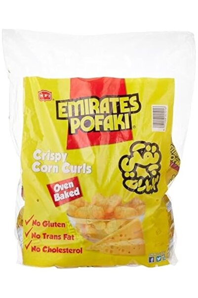 Emirates Pofaki -Crispy Corn Curls - 25 pkts x12 gms