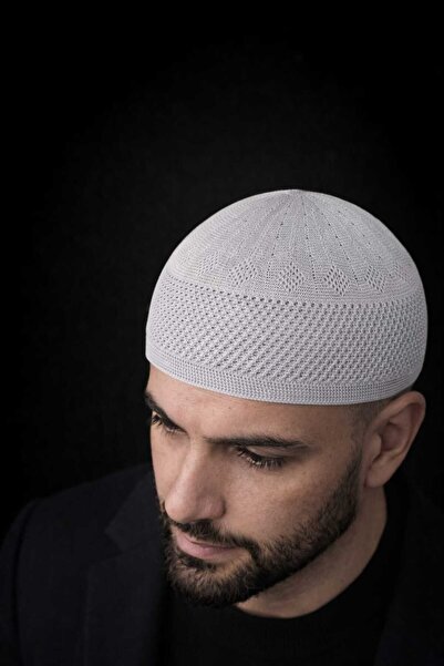 Takke ® Esinti Model – Pamuk Makine Örgü Nefes Alabilir Premium | Gümüş Gri