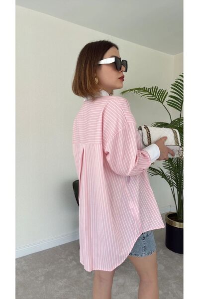 Markazzi Ριγέ πουκάμισο με λεπτομέρειες τσέπης