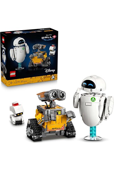 LEGO |   ديزني بيكسار وول-إي وإيف - طقم نموذج عرض للبالغين - روبوتات مصنوعة م...