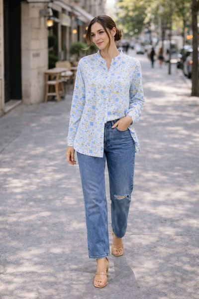 LINELLE Floral Printed Shirt