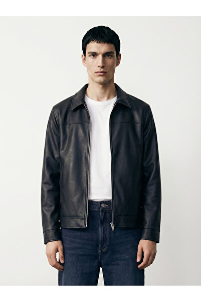 BASEL.CO Λεπτό λινό μπουφάν σε βασικό σχέδιο Old Money