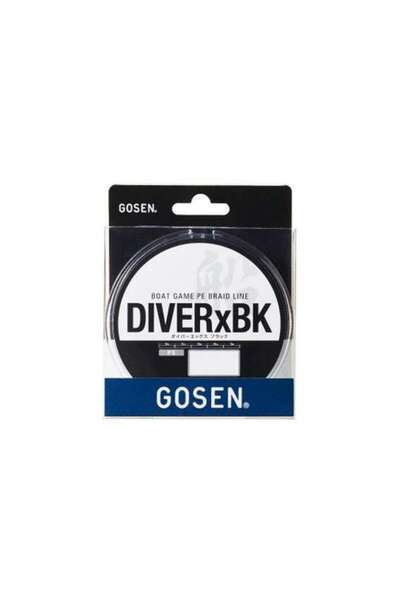 GOSEN Diver-X Bk Bot Game Pe 4 Knitted 300Mt Black Line 2.5 Pe