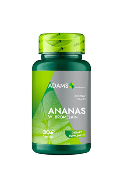 Adams Supplements Ananas cu Bromelaină, 30 capsule