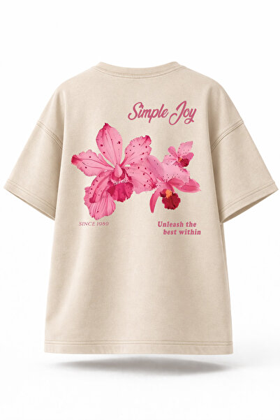 ZAVIXO Γυναικείο μπλουζάκι από 100% βαμβάκι, υπερμεγέθη, άνετο, με φαρδιά γρα...