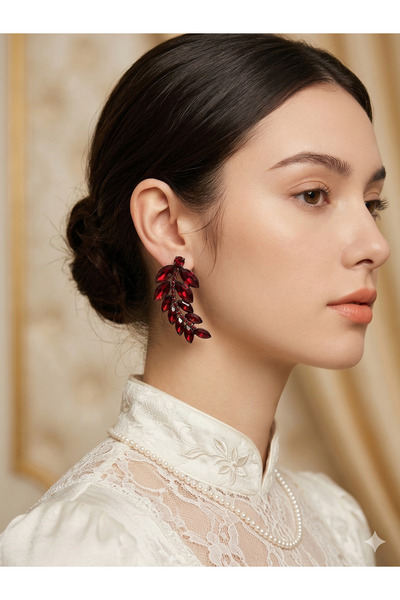 ESPEREST Elagant Model Wedding Bridal Earrings Evening Dress Costume Earrings