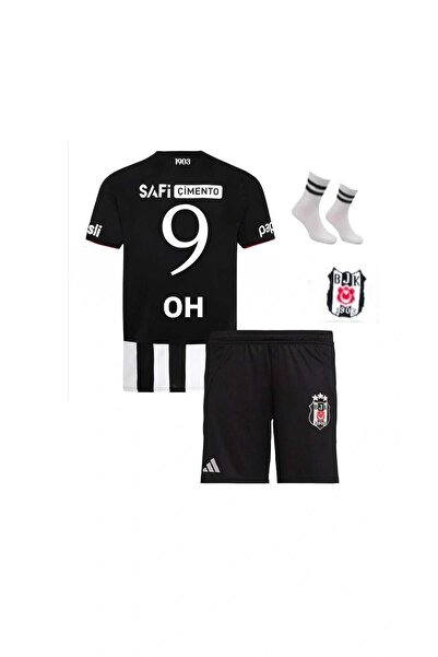 Marka Extra OH-9 B'êşiktâş. 25-26 Yeni Sezon - SİYAH POLO YAKA Çocuk Futbol F...