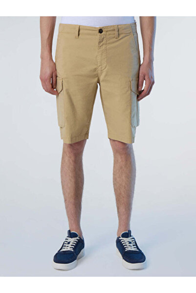North Sails Regular Fit Cotton Stretch Multi-Pocket Cargo Men's Shorts