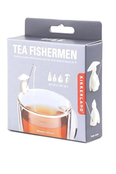 Kikkerland Fishermen Tea Bag Holder Tea Holder Set of 4