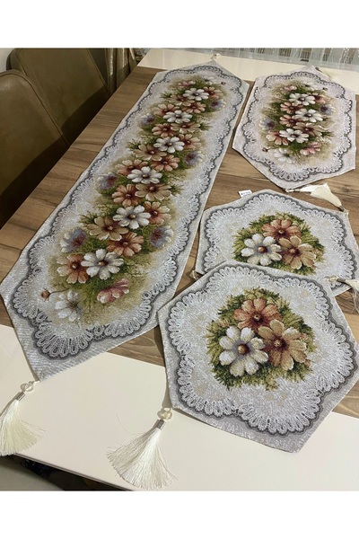 MYHOMEGOBLEN Σετ ταπετσαρίας διαδρόμου 4 τεμαχίων για σαλόνι