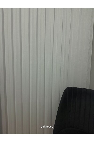 dakhouse TÜL hltrose beyaz çelik bambu 30C yıkanır ütü istemez x3 sık bitişik...