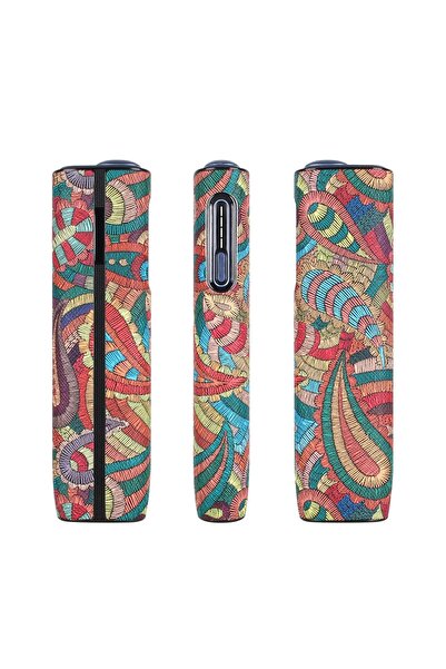 Zen Store IQOS ILUMA ONE / İ ILUMA ONE İLE UYUMLU KIRMIZI KARMA DESENLİ KORUM...