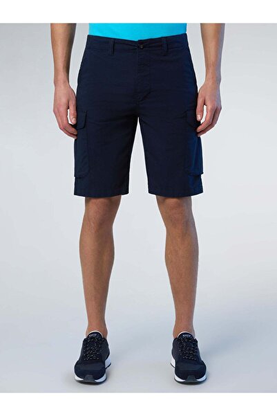North Sails Regular Fit Pamuklu Stretch Çok Cepli Kargo Erkek Şort
