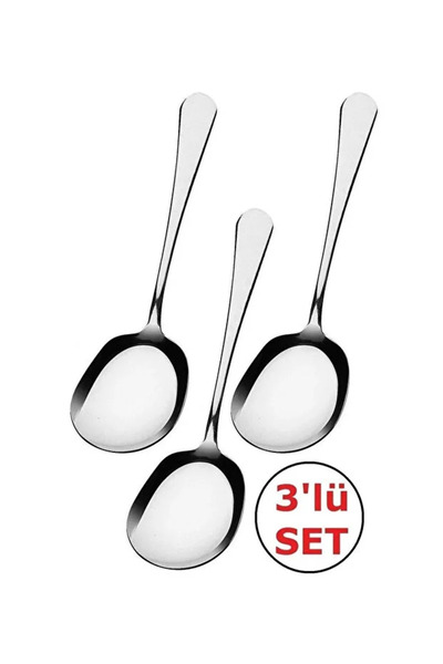Northern Star 3 Pieces Stainless Steel Serving Presentation Spoon 21 cm Metal...