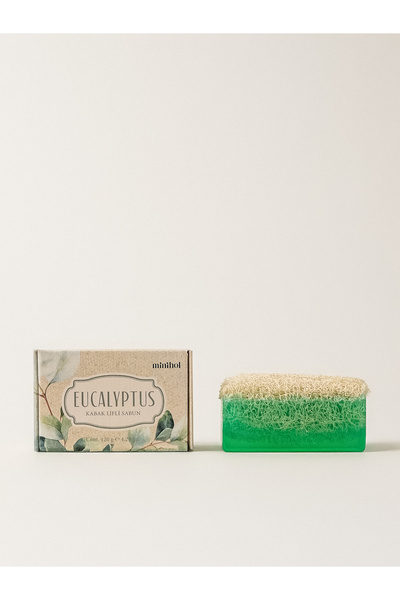 Minihol Okaliptus Doğal Kabak Lifli Sabun (120 gr)