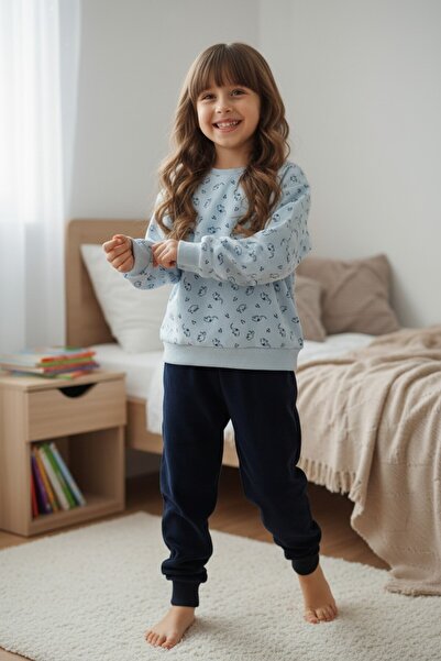 QUB CLUB Unisex Children's Velvet Pajama Set